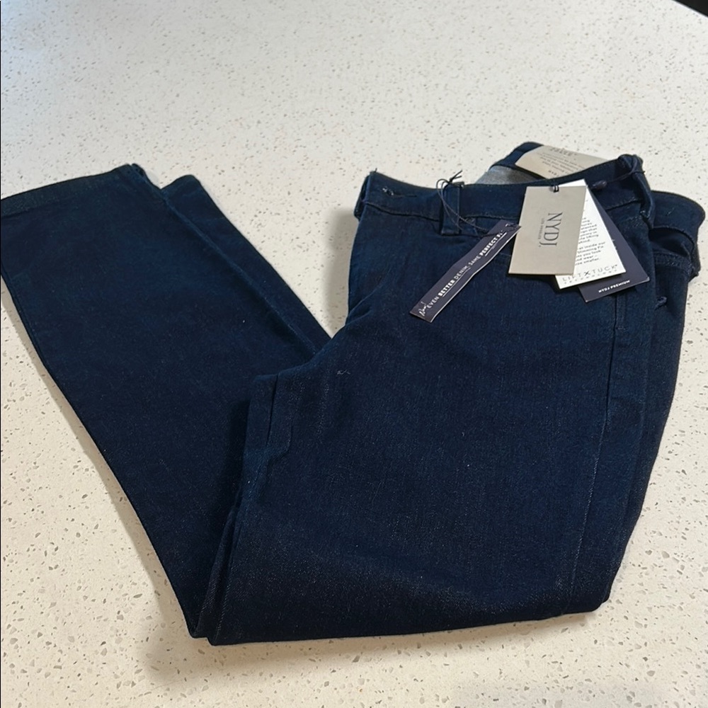 NYDJ Women's Skinny Jeans - Dark Blue - Picture 2 of 9